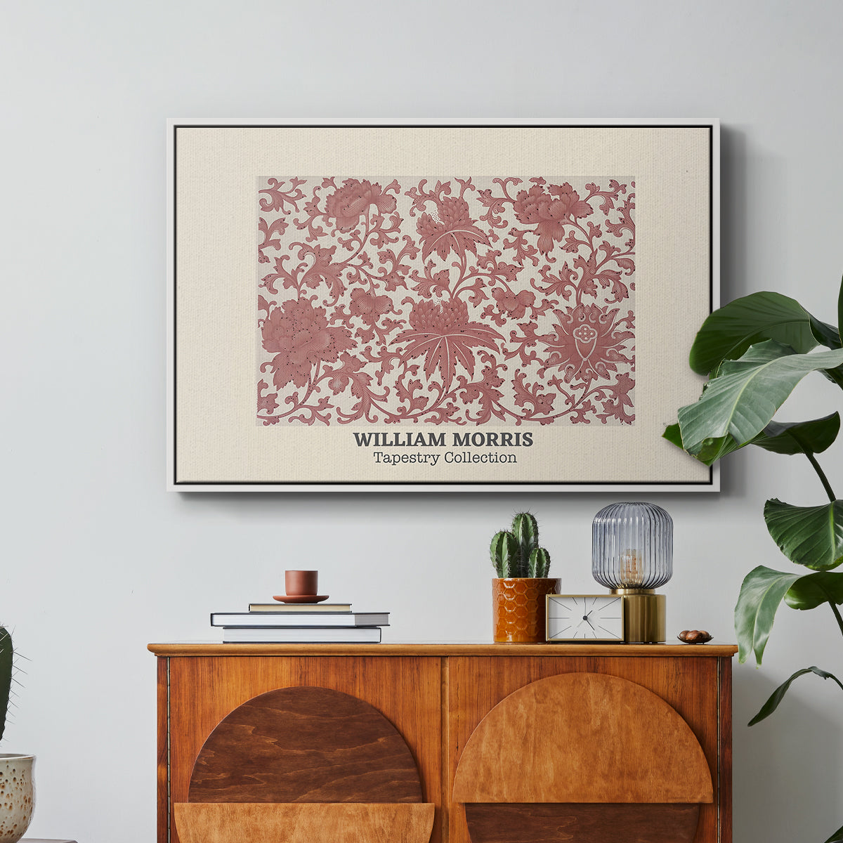 Examples of Chinese Ornament, Pl. XCIII (Morris Inspired), 1867 - Floater Framed Canvas Print