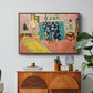 The Pink Studio (L'Atelier Rose), 1911 - Floater Framed Canvas Print
