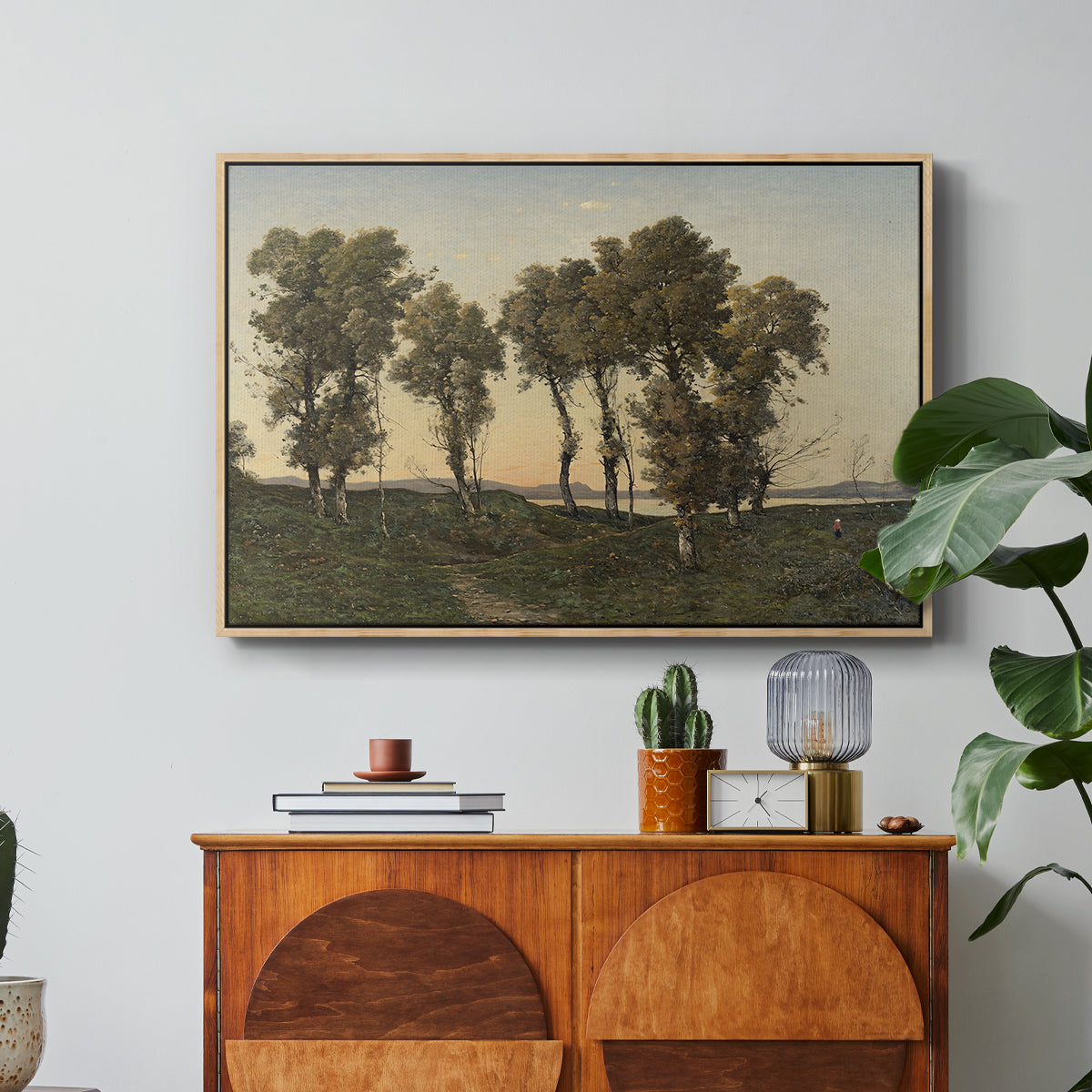 Autumn Evening, 1894 - Floater Framed Canvas Print