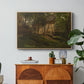 German Farm, 1859 - Floater Framed Canvas Print