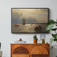 From the Inlet of Oslo, 1874 - Floater Framed Canvas Print