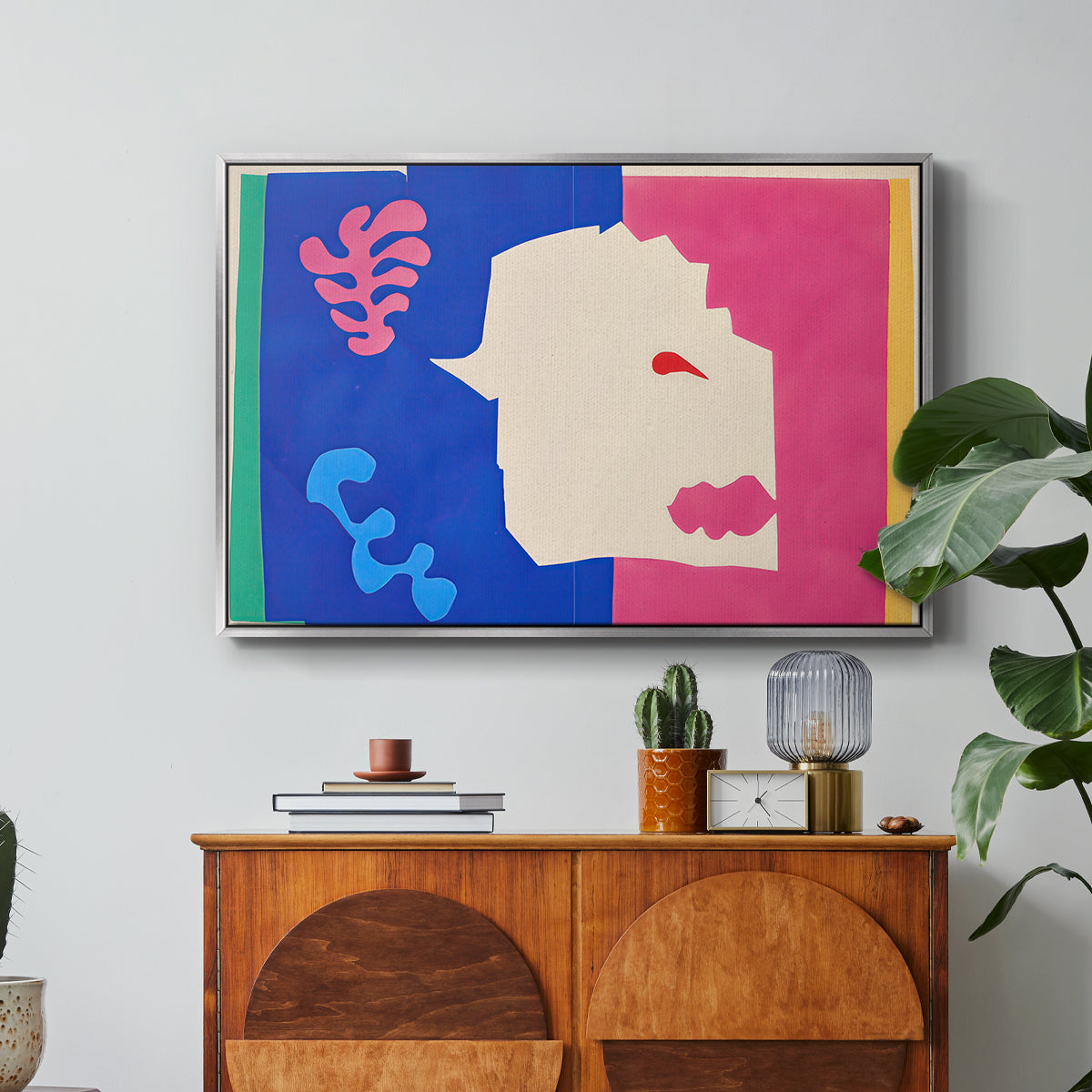 The Wolf (Le loup), from Jazz, 1947 - Floater Framed Canvas Print