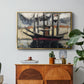 Two Boats Side by Side, Port of Marseilles, c. 1916 - Floater Framed Canvas Print
