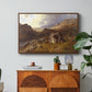 Lledr Valley in Wales, 1864 - Floater Framed Canvas Print