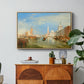 Venice: The Dogana and San Giorgio Maggiore, 1834 - Floater Framed Canvas Print