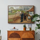 L. A. Ring Painting near Aasum Smithy, 1893 - Floater Framed Canvas Print
