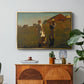 A Temperance Meeting, 1874 - Floater Framed Canvas Print