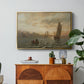 View from the Oslofjord, 1866 - Floater Framed Canvas Print