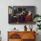 The Glass of Wine, c. 1660 - Floater Framed Canvas Print