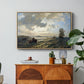 Fresh Breeze on the Norwegian Coast, 1876 - Floater Framed Canvas Print
