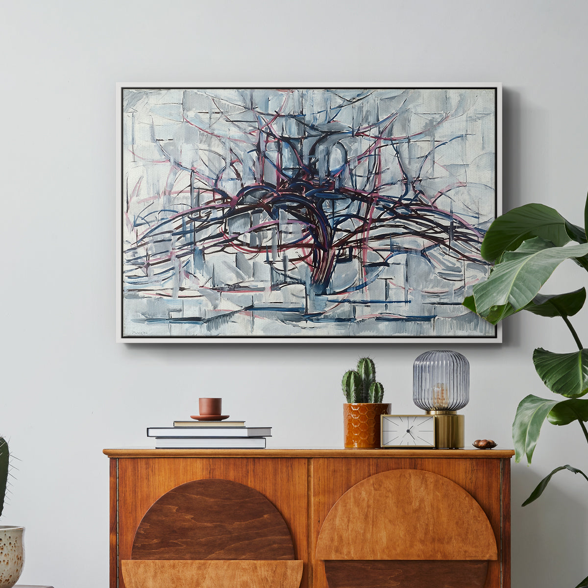 Horizontal Tree, 1912 - Floater Framed Canvas Print