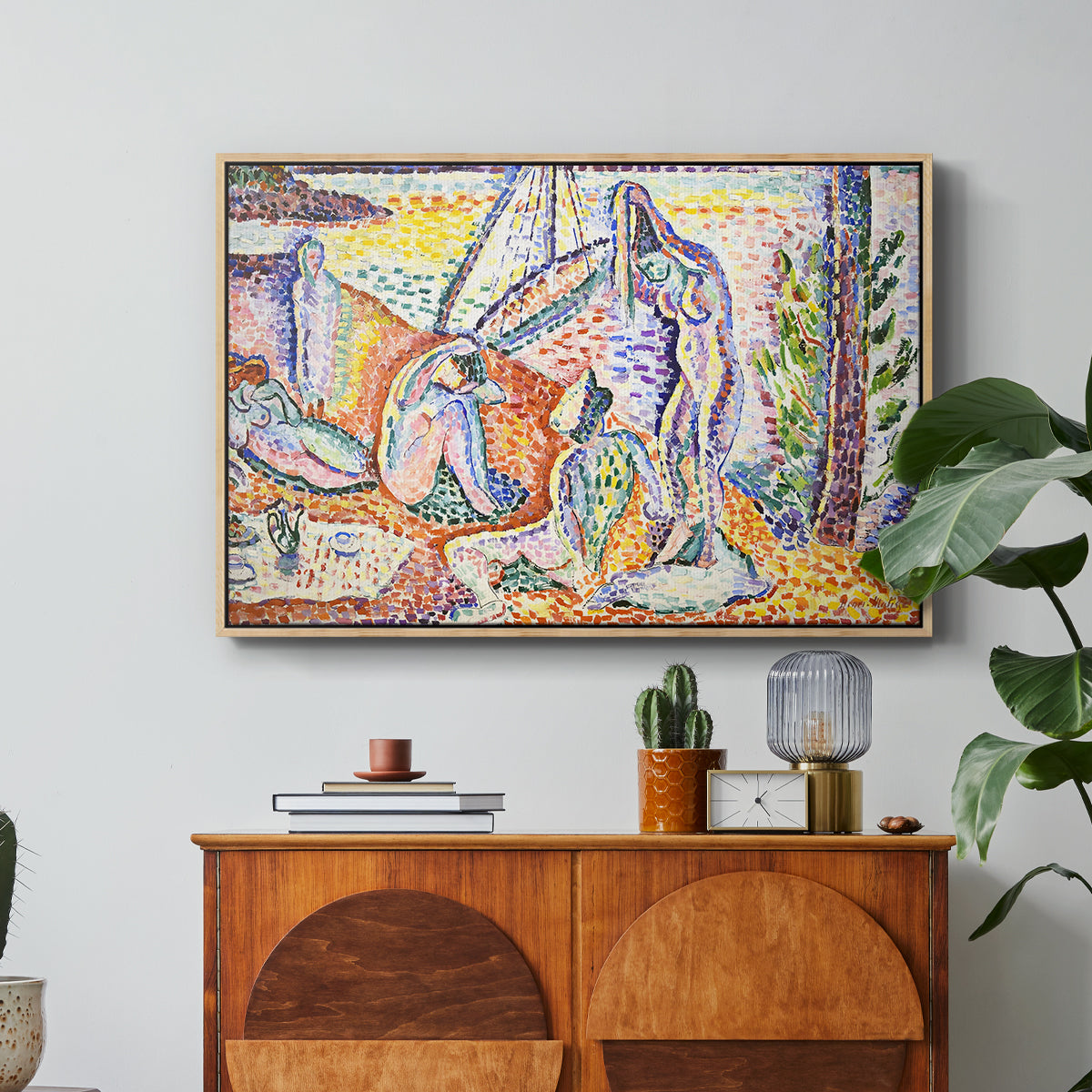 Luxe, Calme et Volupté, 1904 - Floater Framed Canvas Print