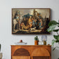 David with Goliath's Head in front of Saul, for Rembrandt, 1627 - Floater Framed Canvas Print
