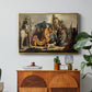 David with Goliath's Head in front of Saul, for Rembrandt, 1627 - Floater Framed Canvas Print