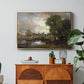 Dedham Lock and Mill, c. 1820 - Floater Framed Canvas Print