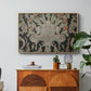 Hanging (Printed Textile), c. 18th Century - Floater Framed Canvas Print