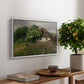 Farmhouse with Meadow Flowers, 1909 - Floater Framed Canvas Print
