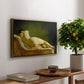 Reclining Nude (Liggende model), 1833 - Floater Framed Canvas Print