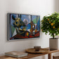 Still Life with Bull's Skull, 1939 - Floater Framed Canvas Print