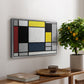Composition with Yellow, Red, Black, Blue, and Gray, 1920 - Floater Framed Canvas Print