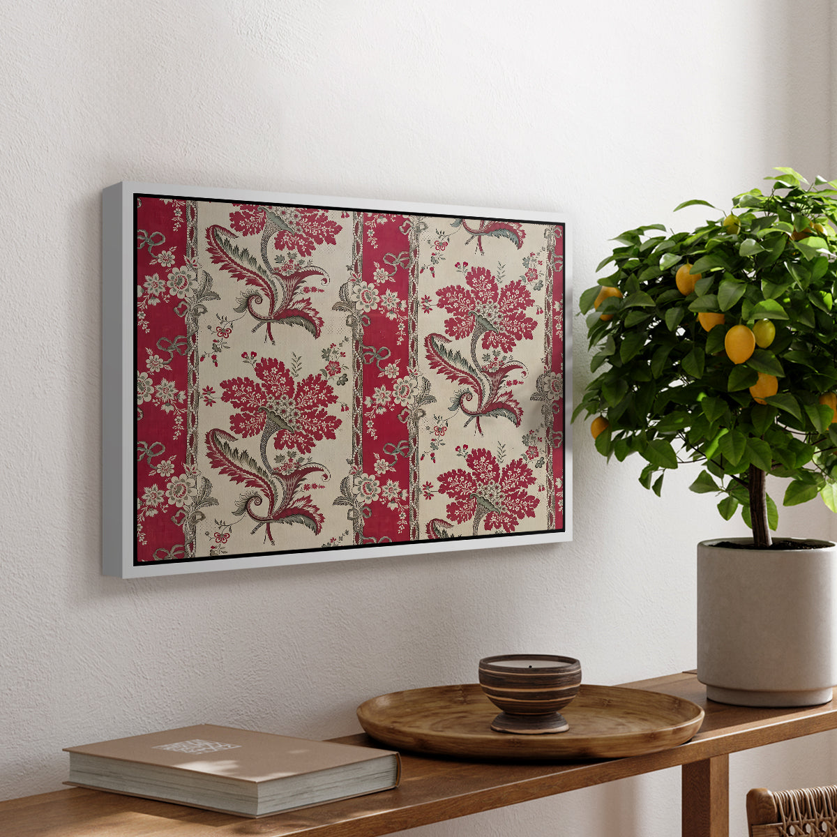 The Flowering Cornucopia (La Corne Fleurie), c. 1789-1850 - Floater Framed Canvas Print