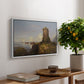 Italian Coast Scene with Ruined Tower, 1838 - Floater Framed Canvas Print