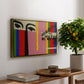 Design for Cover of Exhibition Catalogue, 1951 - Floater Framed Canvas Print
