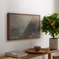 Rheinfels Looking to Katz and Gourhausen, 1817 - Floater Framed Canvas Print