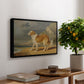 Rough-Coated Collie, 1809 - Floater Framed Canvas Print