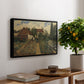 Garden of a Florist (The Flower Garden), 1864 - Floater Framed Canvas Print