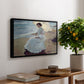 Clotilde on the Beach, 1904 - Floater Framed Canvas Print
