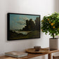 The River Loire at Nevers, 1901 - Floater Framed Canvas Print