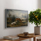 Two Horses on the Pasture, c. 1825 - Floater Framed Canvas Print