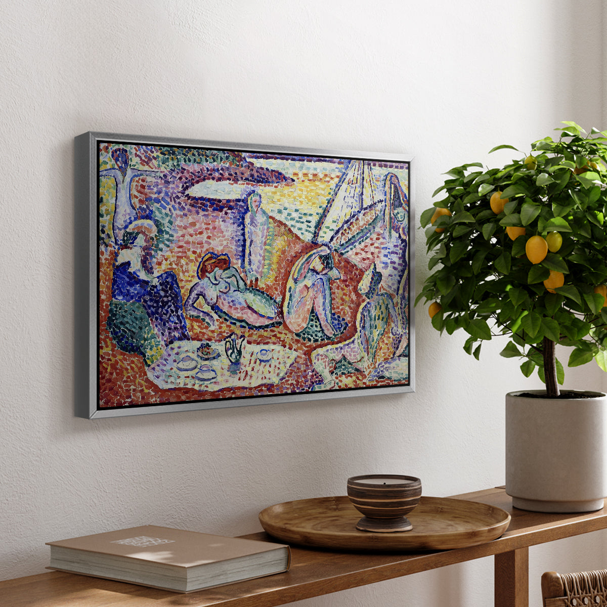 Luxe, Calme et Volupté, 1904 - Floater Framed Canvas Print