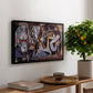 Women of Algiers (Version O), 1955 - Floater Framed Canvas Print