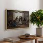 A Group of Danish Artists in Rome, 1837 - Floater Framed Canvas Print