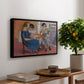 Domino Players, 1921 - Floater Framed Canvas Print