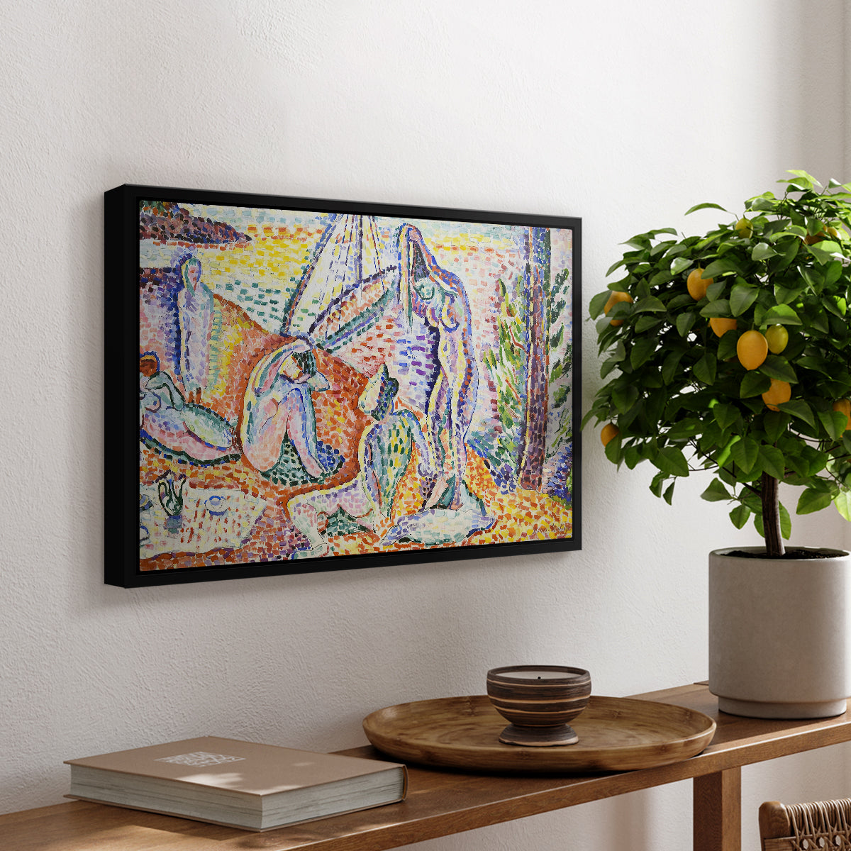Luxe, Calme et Volupté, 1904 - Floater Framed Canvas Print