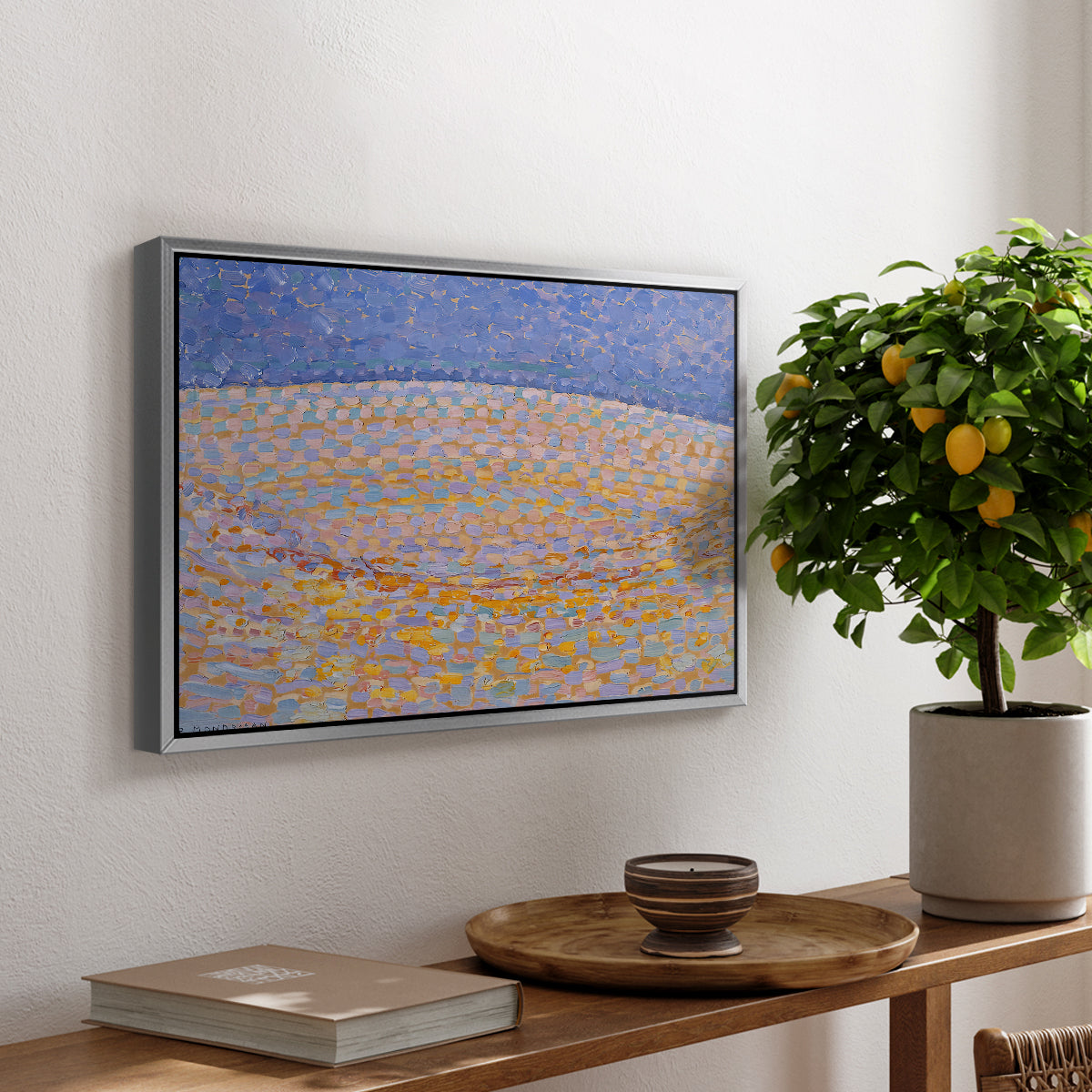 Dune III, 1909 - Floater Framed Canvas Print