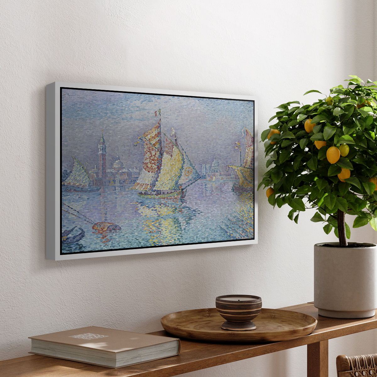 Venice, the Yellow Sail, 1904 - Floater Framed Canvas Print