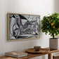 Goat's Skull, Bottle and Candle, 1952 - Floater Framed Canvas Print