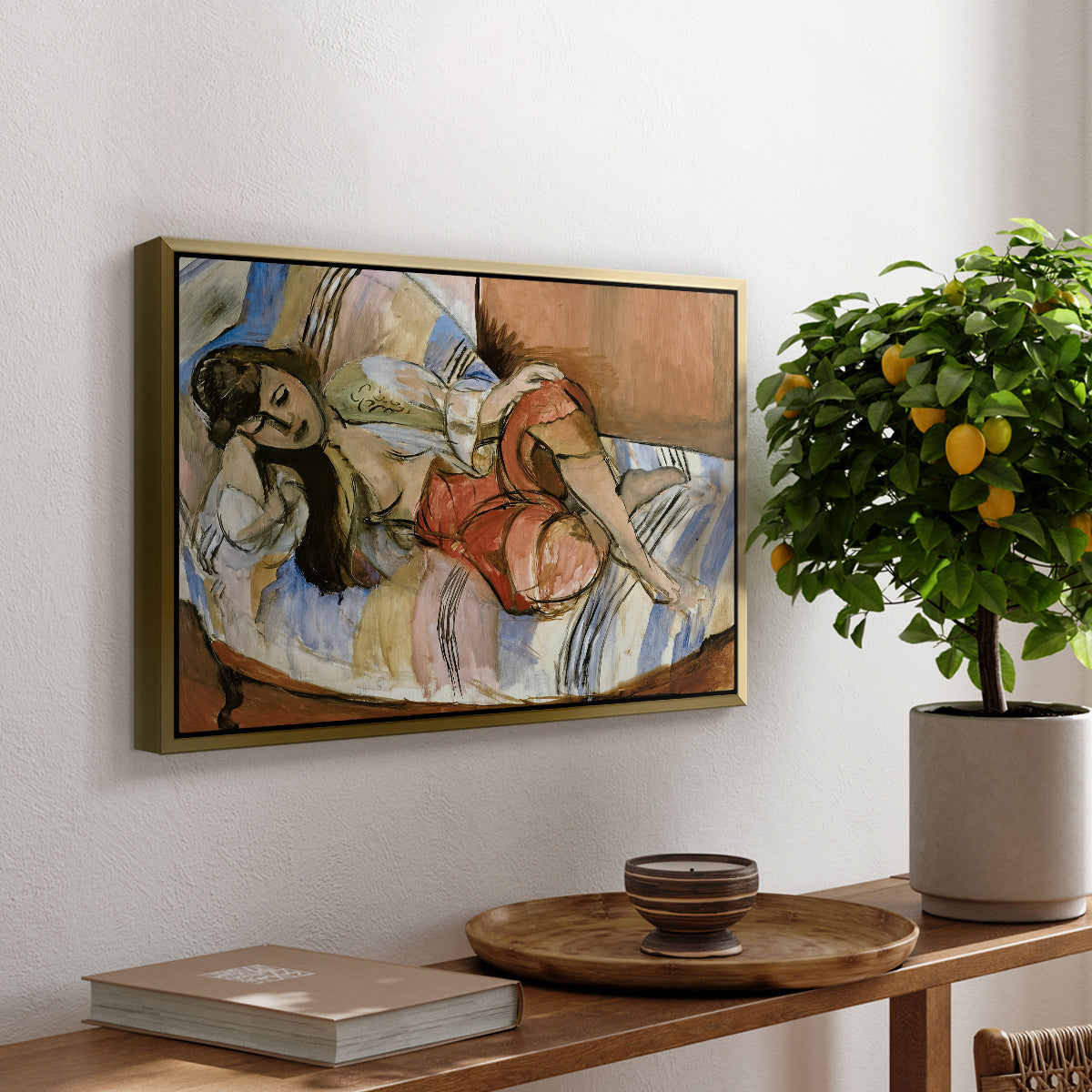 Odalisque, 1923 - Floater Framed Canvas Print