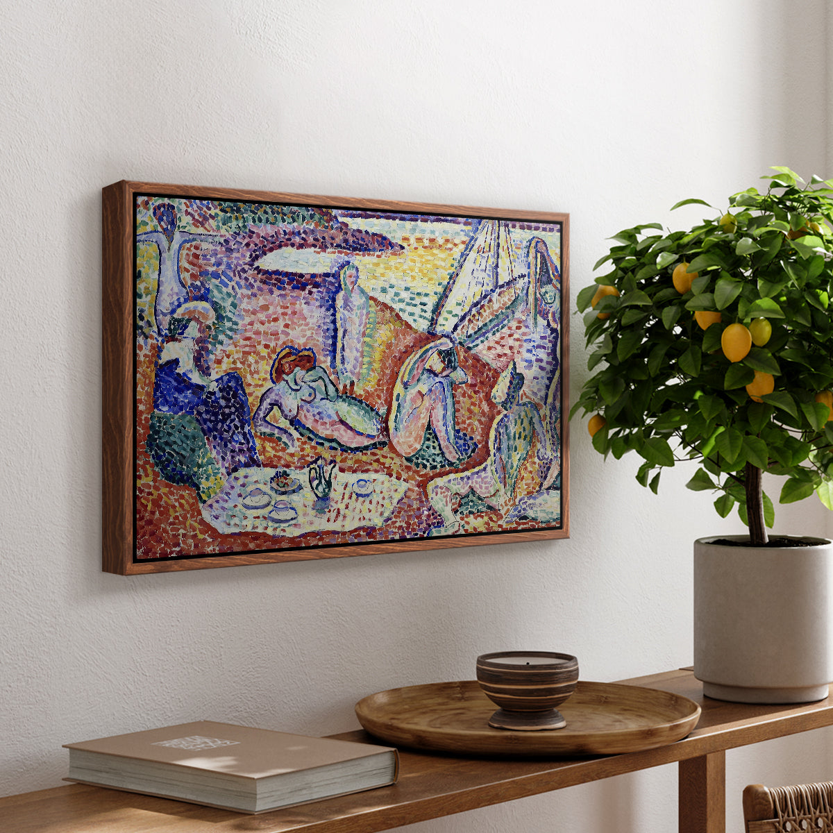 Luxe, Calme et Volupté, 1904 - Floater Framed Canvas Print