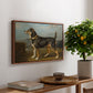 A Terrier in a Landscape, c. 1811 - Floater Framed Canvas Print