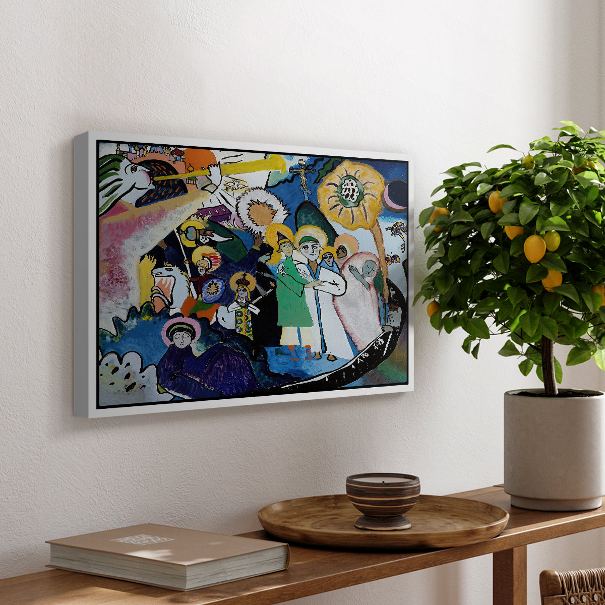 All Saints Day I, 1911 - Floater Framed Canvas Print