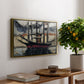 Two Boats Side by Side, Port of Marseilles, c. 1916 - Floater Framed Canvas Print