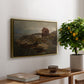 A Fisherman's Home, Lillesand, 1858 - Floater Framed Canvas Print