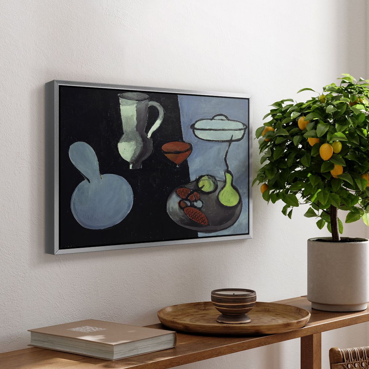 The Gourds (Les coloquintes), 1916 - Floater Framed Canvas Print