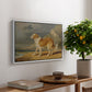 Rough-Coated Collie, 1809 - Floater Framed Canvas Print