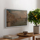 Somerset House Terrace from Waterloo Bridge, c. 1819 - Floater Framed Canvas Print